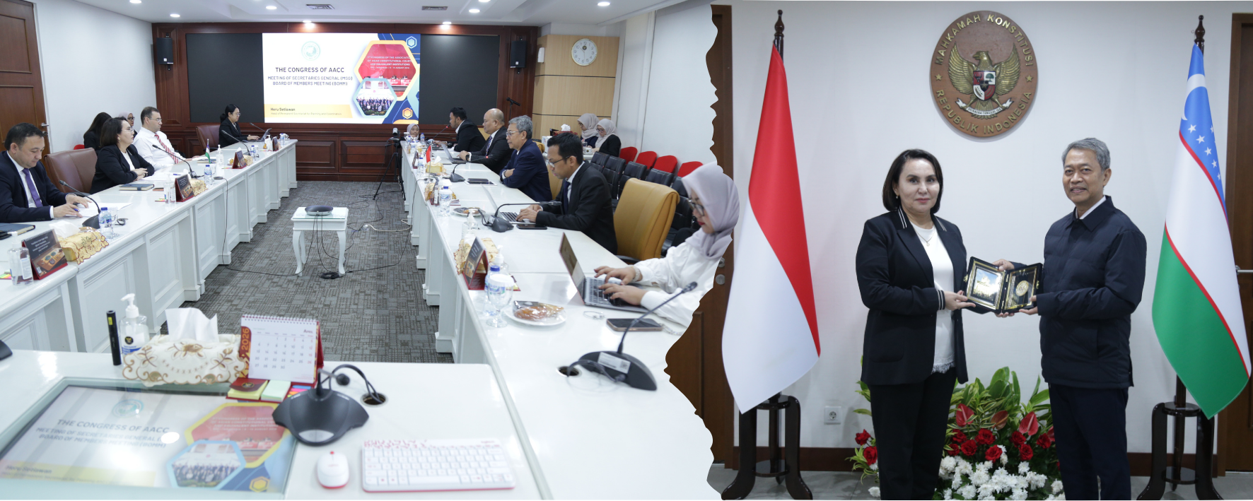 Uzbekistan Constitutional Court Delegation Visits SPC as AACC Host Secretariat