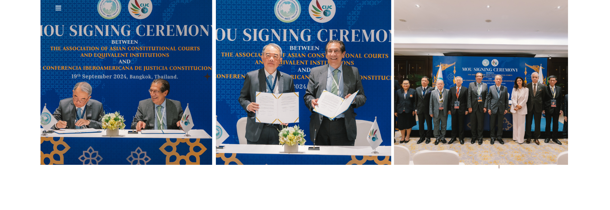 Signing Ceremony of the Memorandum of Understanding Between the AACC and CIJC